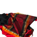 Maheshwari Silk by Cotton Saree – Malti Border | Miran Handloom Authentic Weave